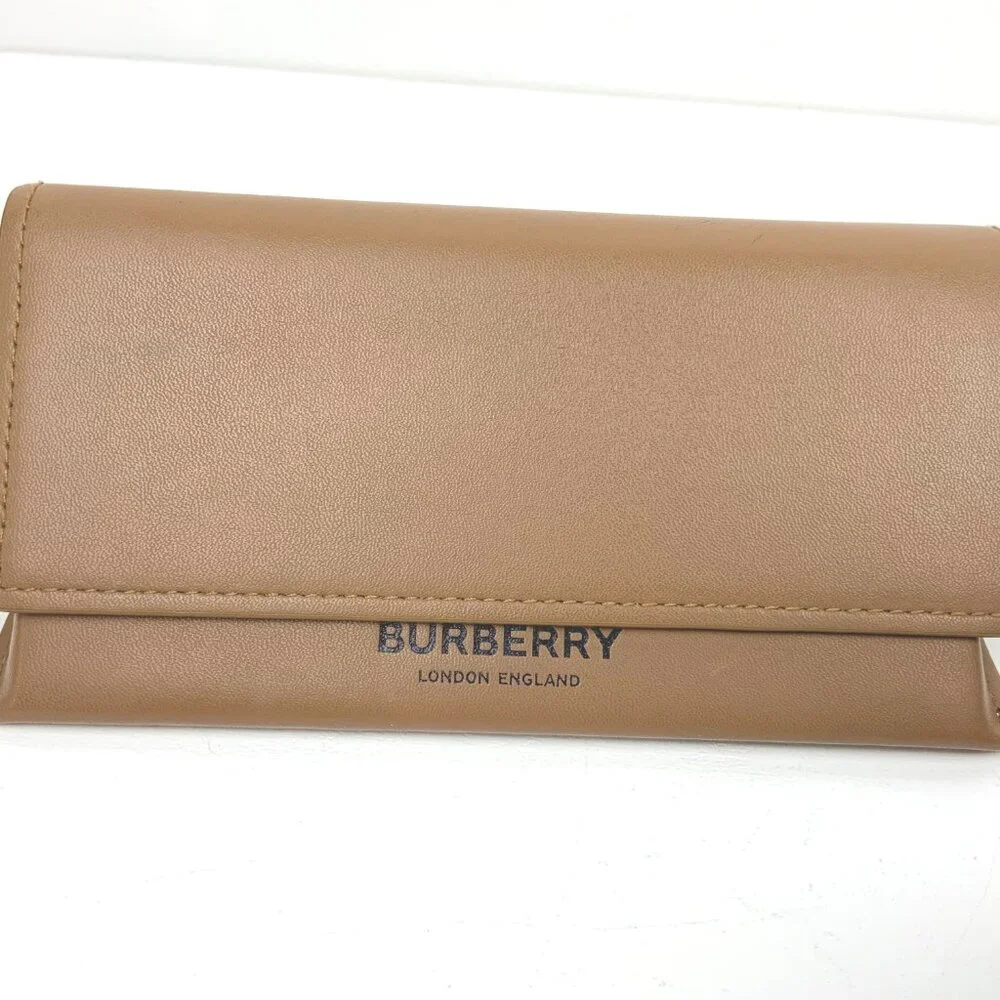 Burberry Camel Brown Sunglass Case Magnetic Closure - Picture 3 of 16